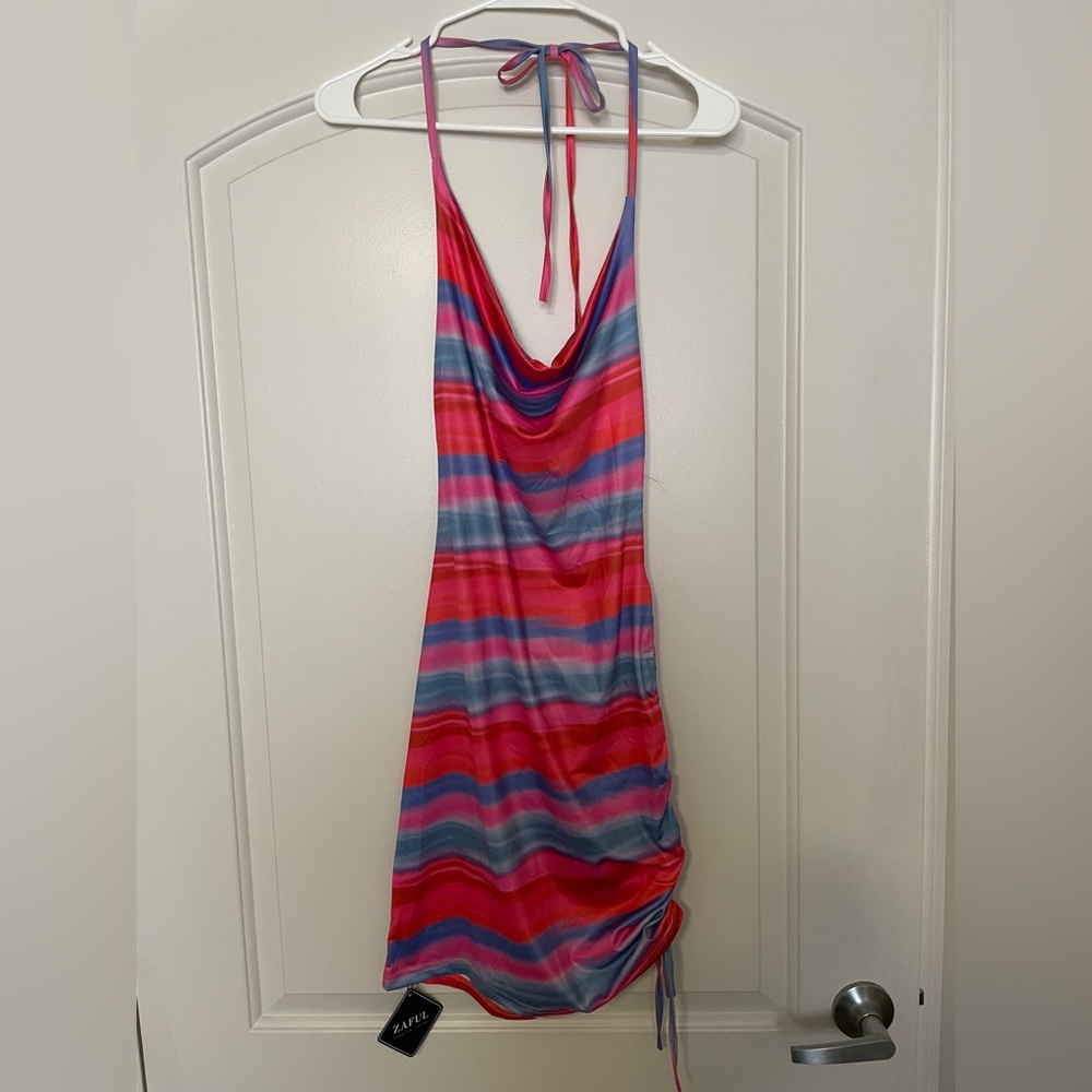 (New) Striped Mini Dress